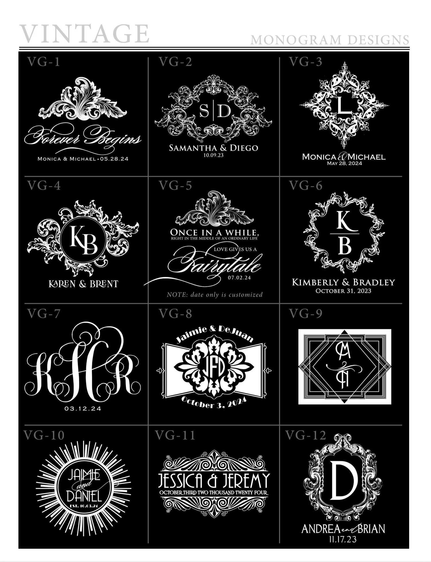 Monogram style 5