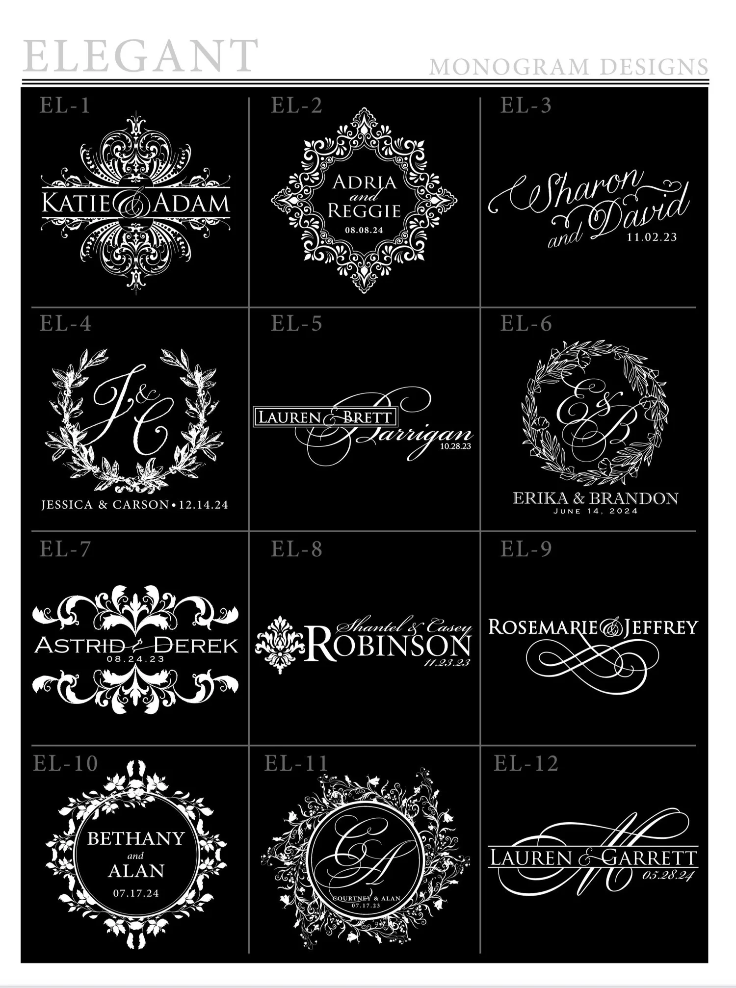 Monogram style 6