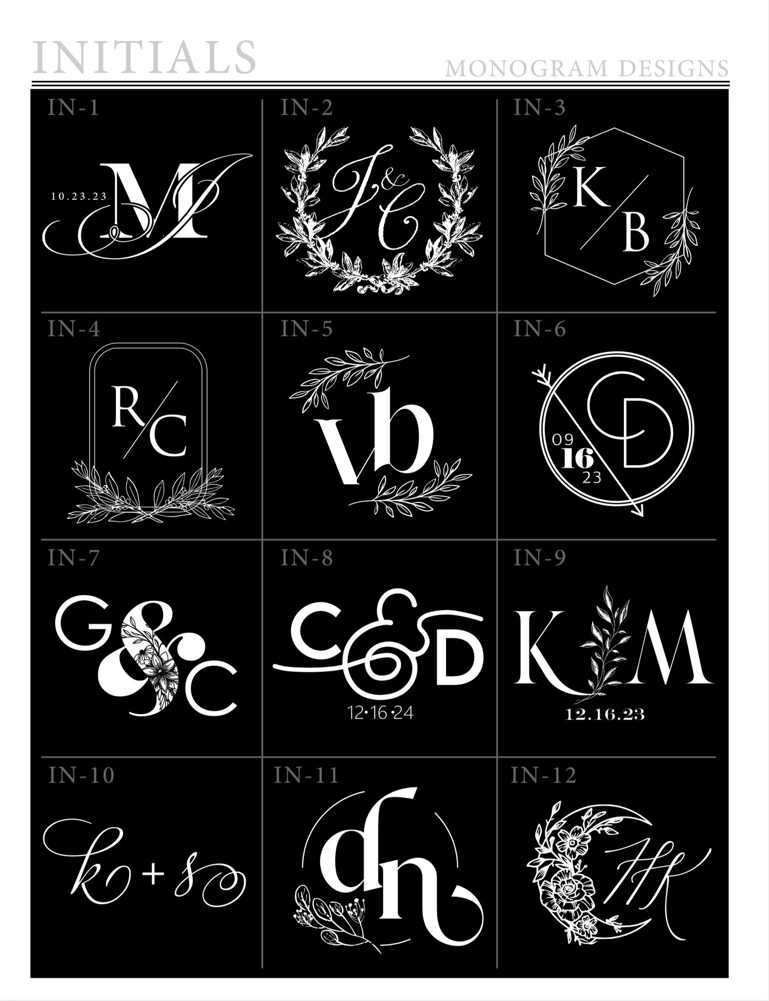 Monogram style 2